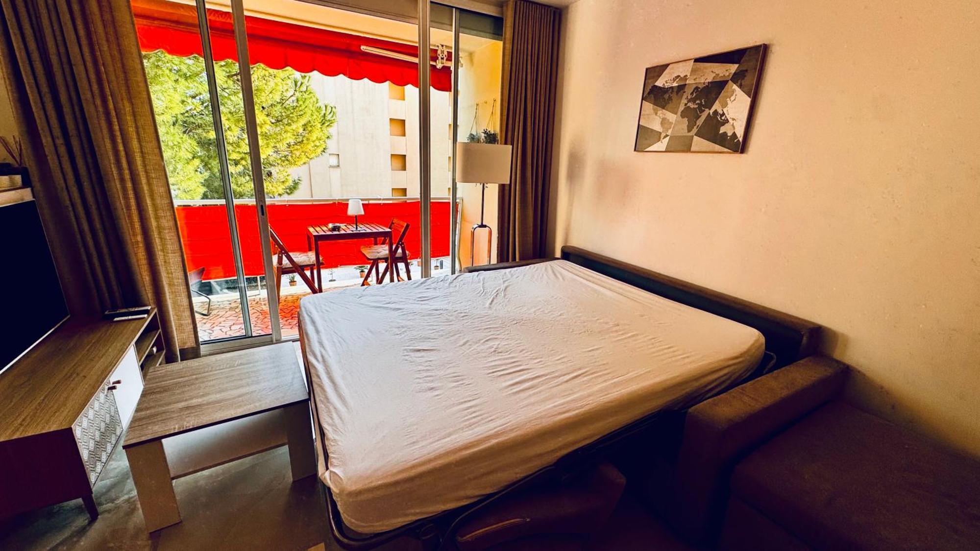 Studio Climatise 600M De La Plage Cagnes-sur-Mer Esterno foto